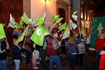 Arranque de la campaña electoral en Telde (Foto TA y Antonio Alí)